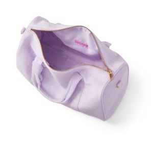 BRAND NEW STONEY CLOVER PURPLE HEART TERRY CLOTH DUFFLE BACK SOLD OUT EVERYWHERE